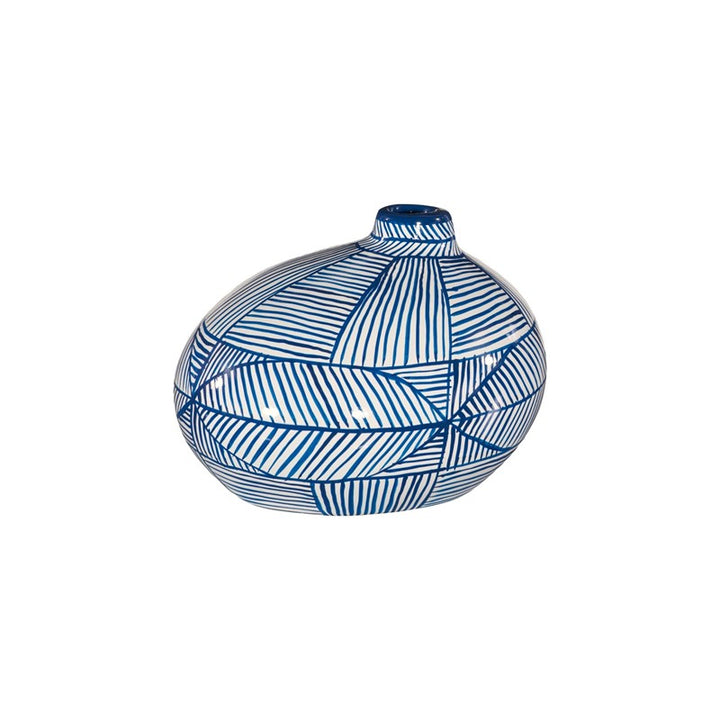 Indigo Mosaic Vase