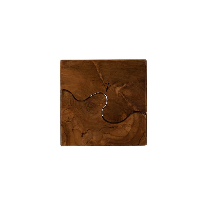 Teak Slice Stool