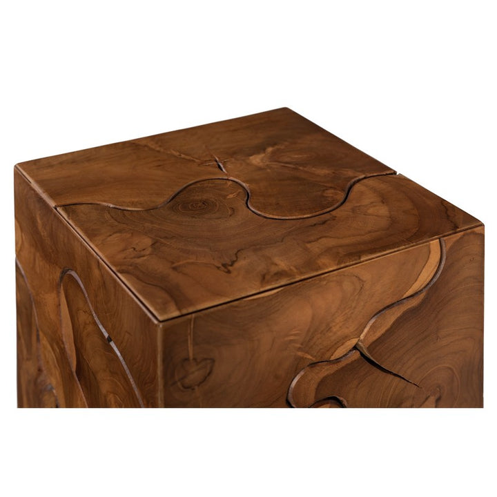 Teak Slice Stool