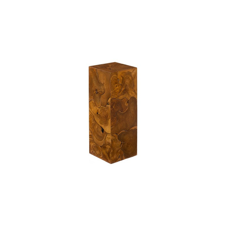 Teak Slice Pedestal