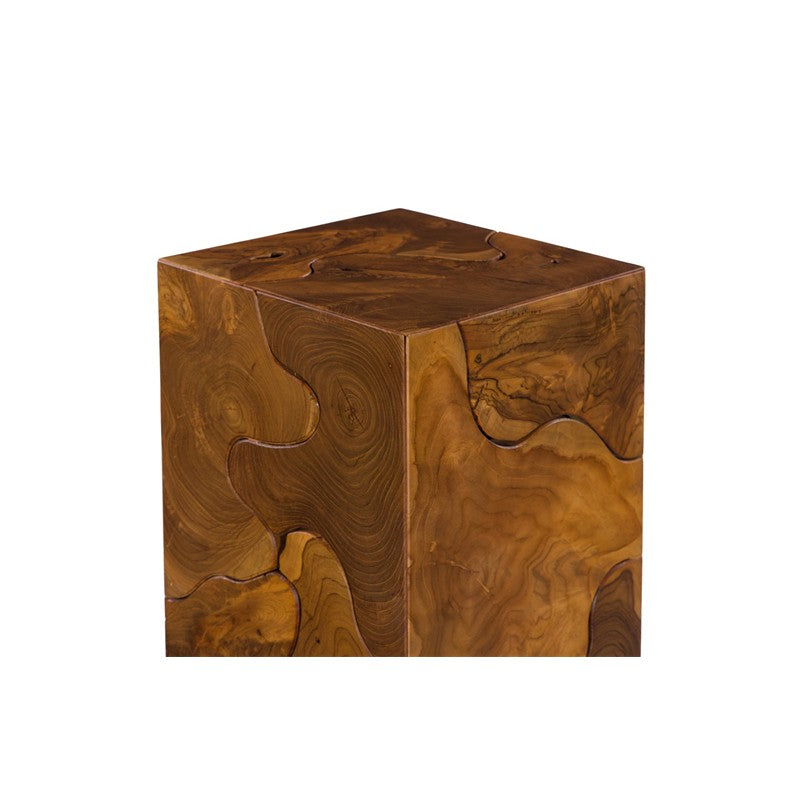 Teak Slice Pedestal