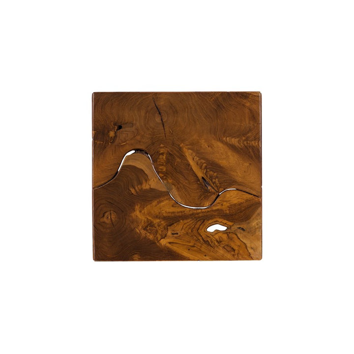 Teak Slice Pedestal
