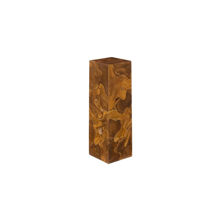 Teak Slice Pedestal
