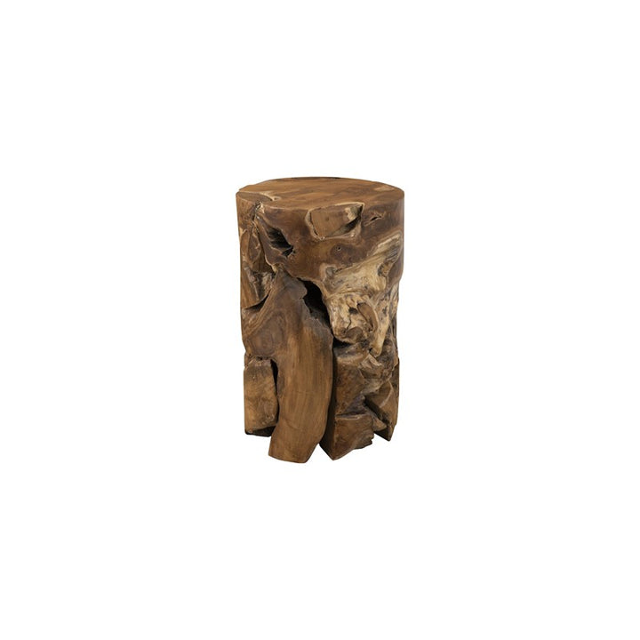 Teak Chunk Side Table