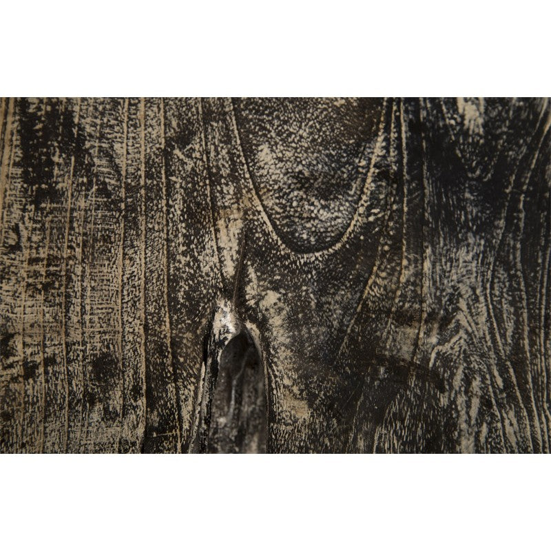 Black Wash Stool