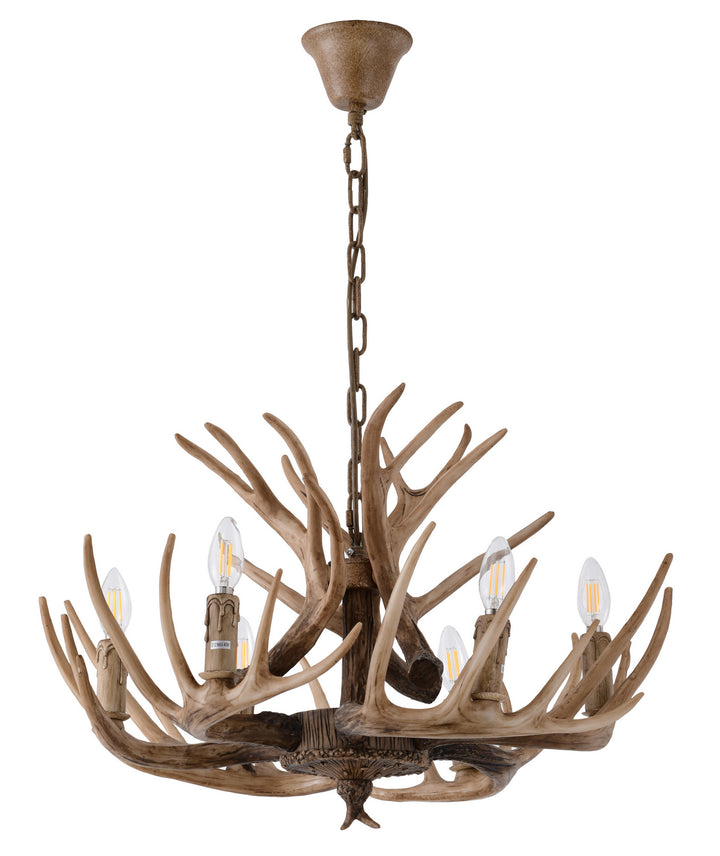 IL07 Chandelier Six Light Pendant