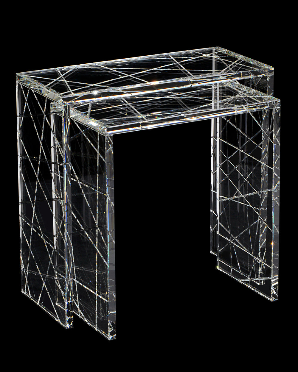 Crystal Nesting Table