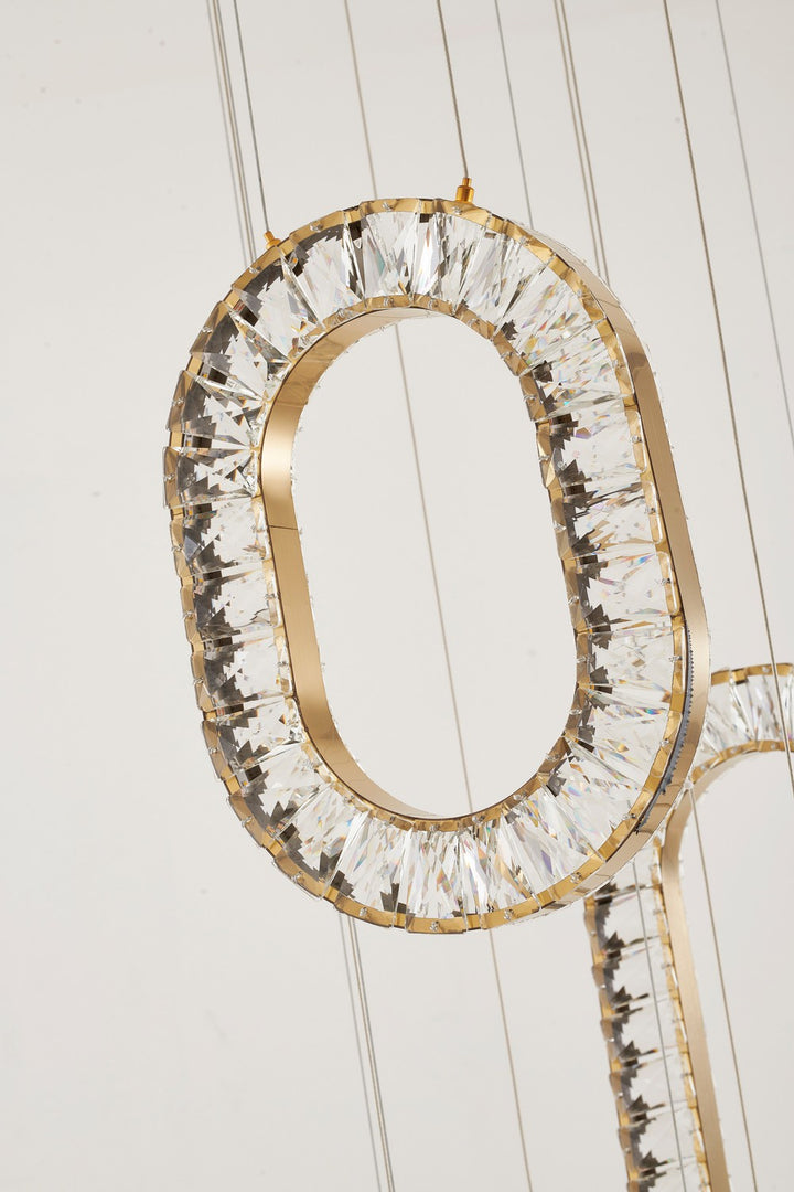 JP21C24BR Six Light Chandelier