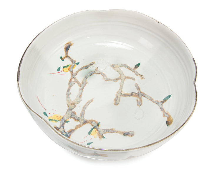 Twigs And Teal Bowl I