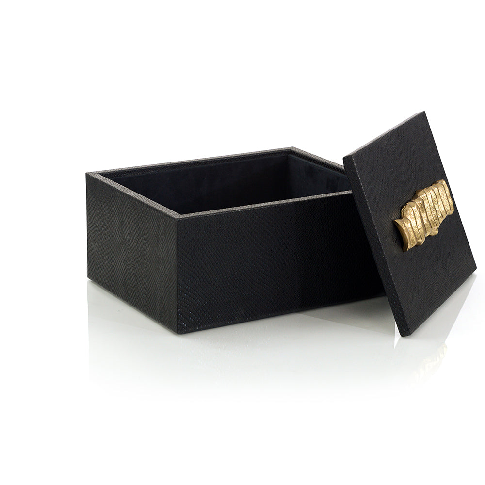 Trapz Vegan Snakeskin Box Small