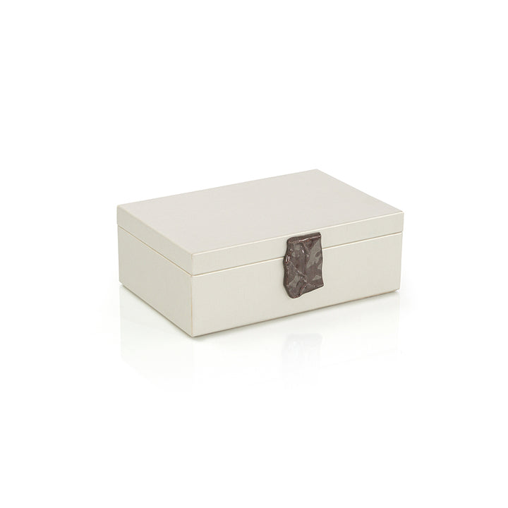 Opal Lynx Vegan Leather Box Small