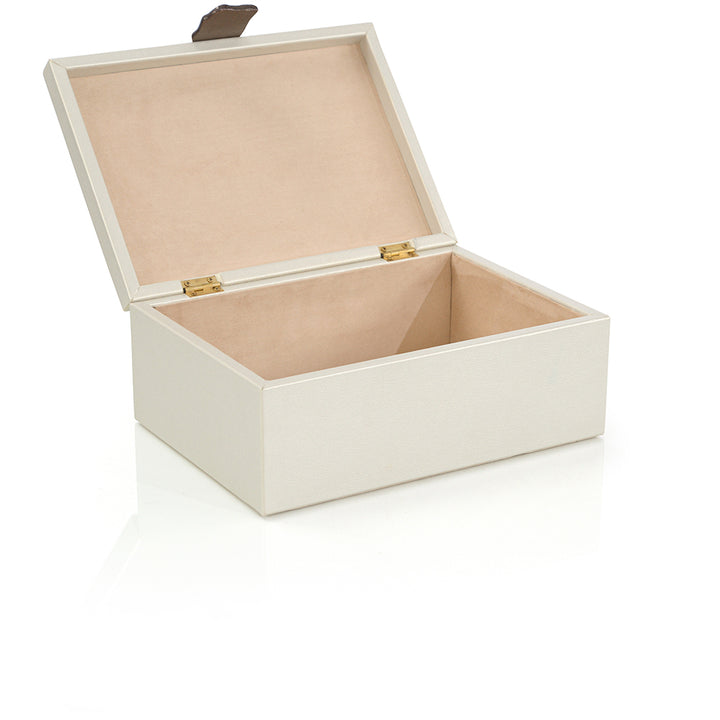 Opal Lynx Vegan Leather Box Large