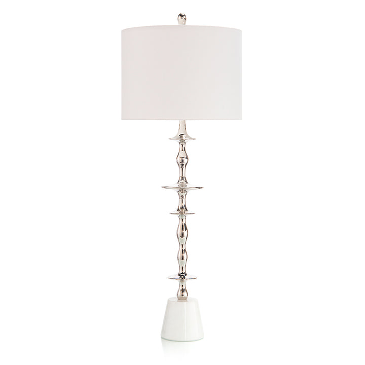 Polished Nickel Buffet Lamp