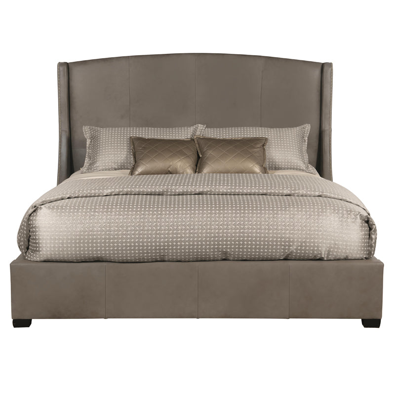 Cooper Leather Shelter Bed-Queen