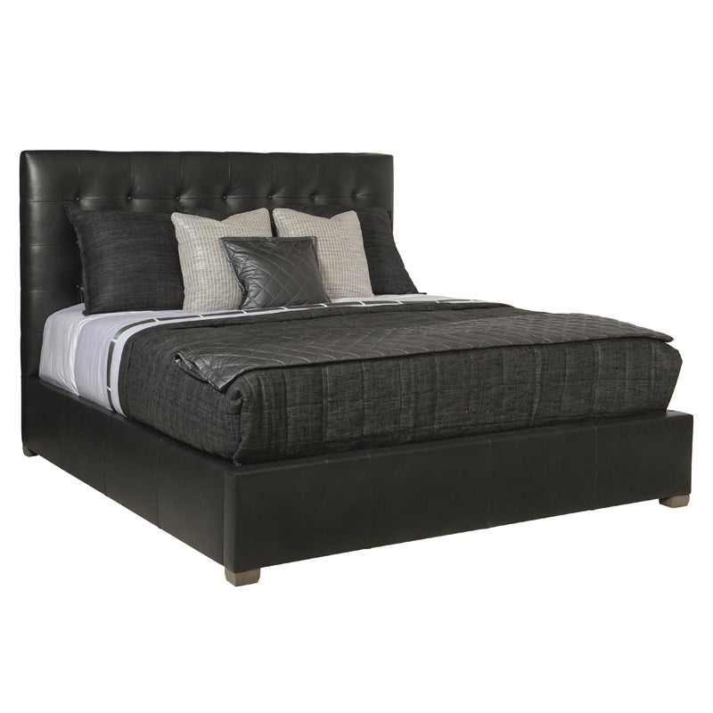 Avery Leather Panel Bed-King