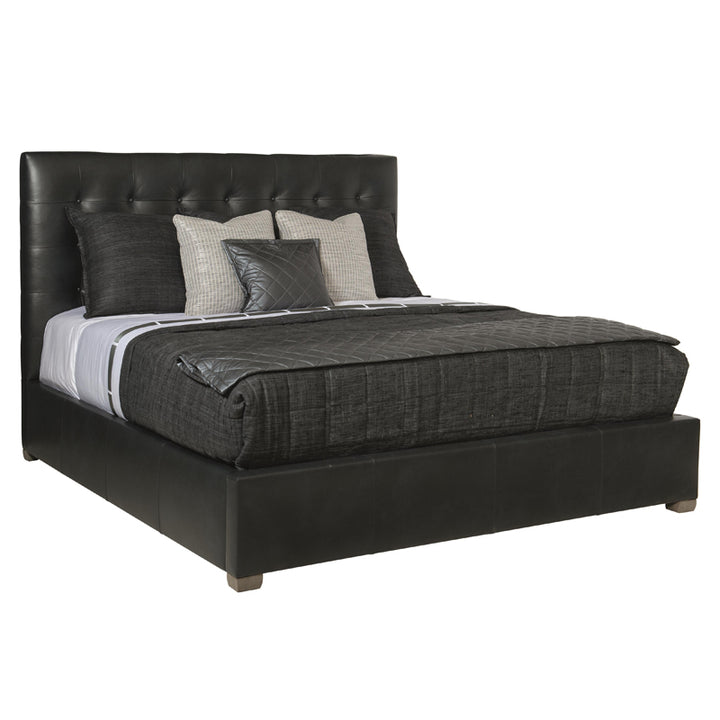 Avery Leather Panel Bed-King