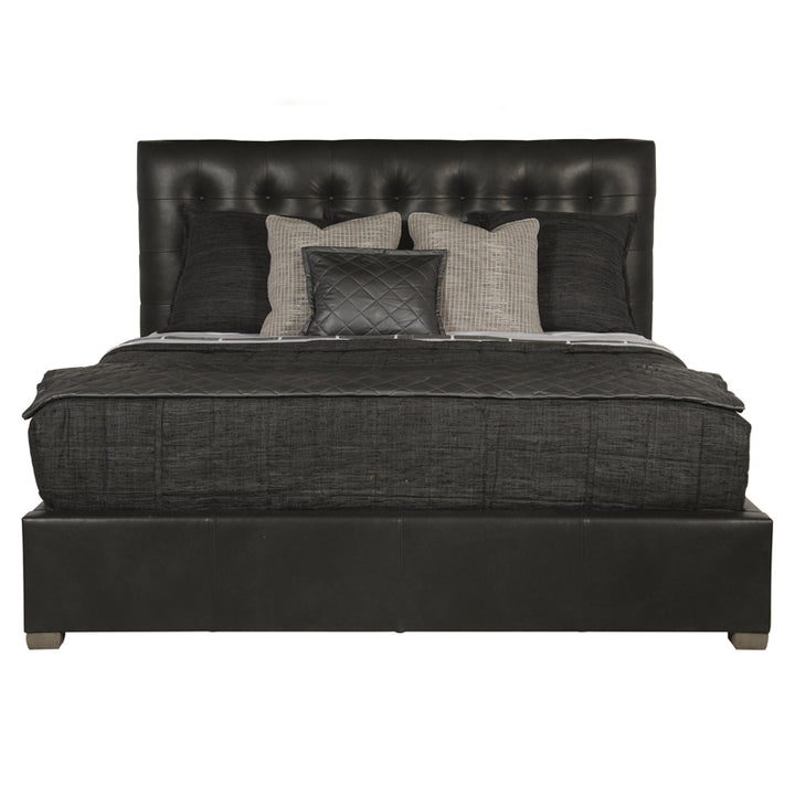Avery Leather Panel Bed-King