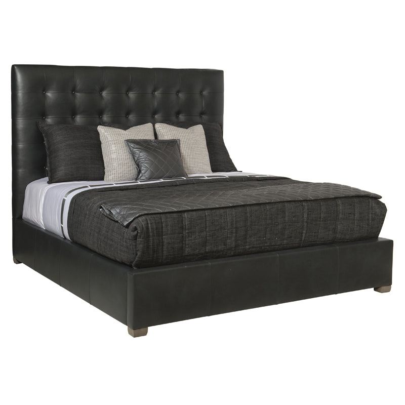 Avery Leather Panel Bed-King