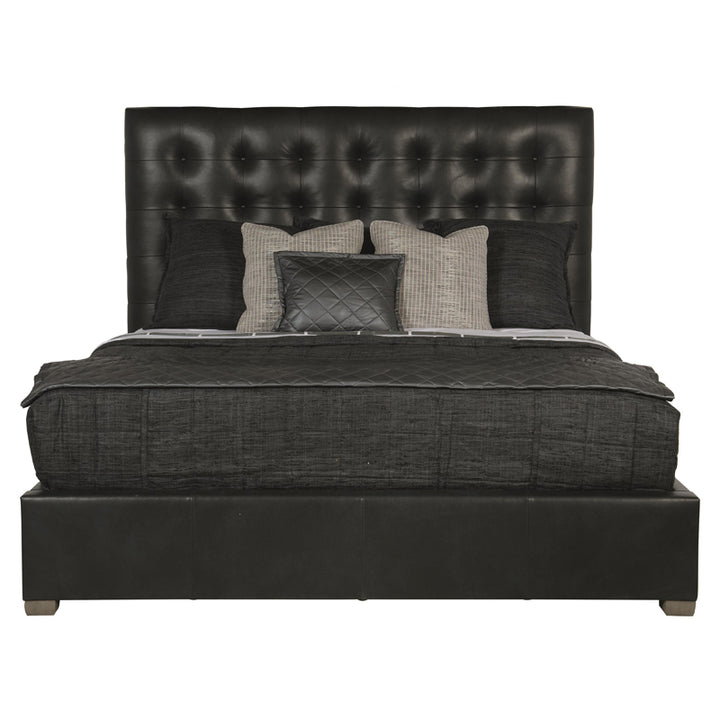 Avery Leather Panel Bed-King