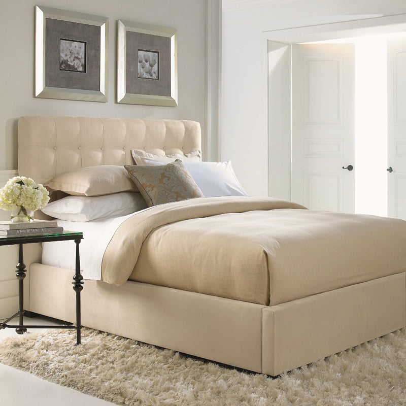 Avery Fabric Panel Bed-Extended Queen