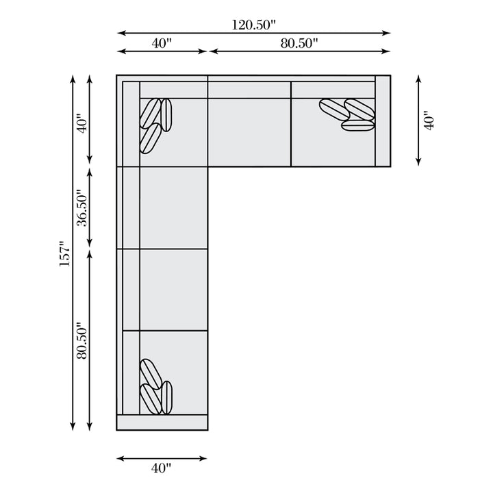Helena Fabric Sectional