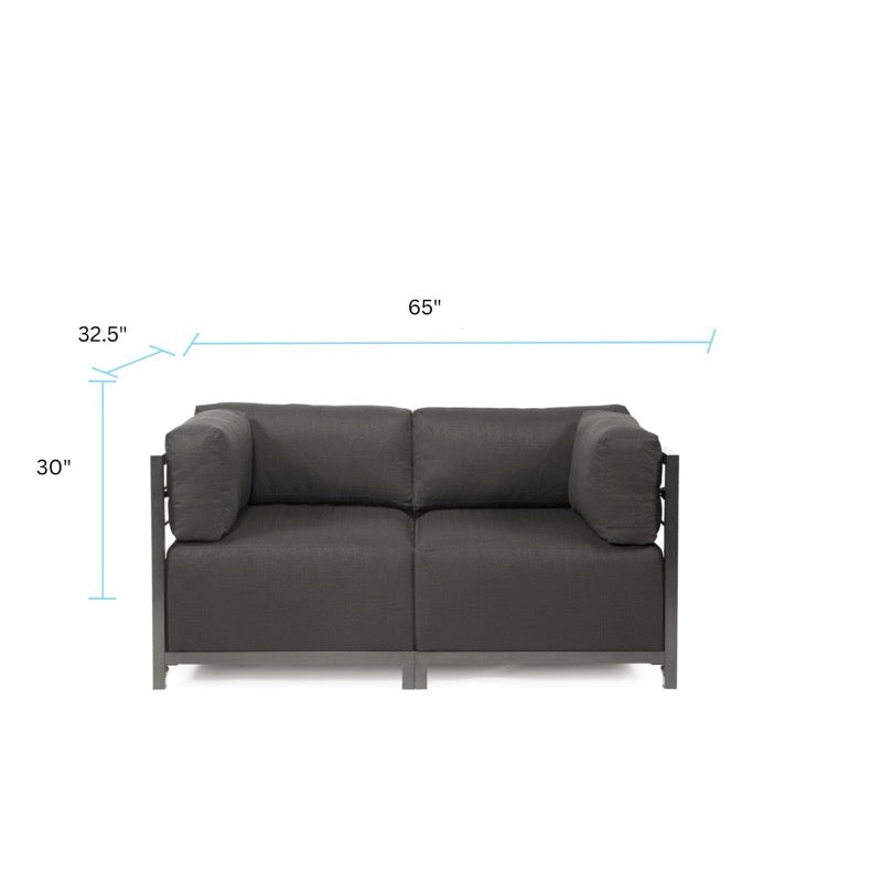 The Sterling Axis 2-Piece Sectional Sofa With Cover