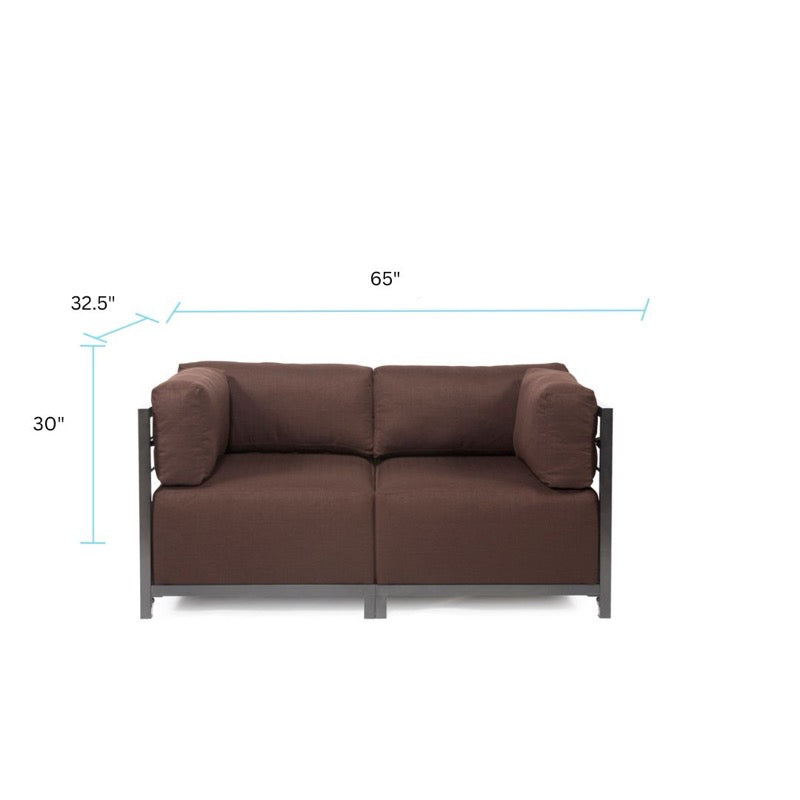 The Sterling Axis 2-Piece Sectional Sofa With Cover
