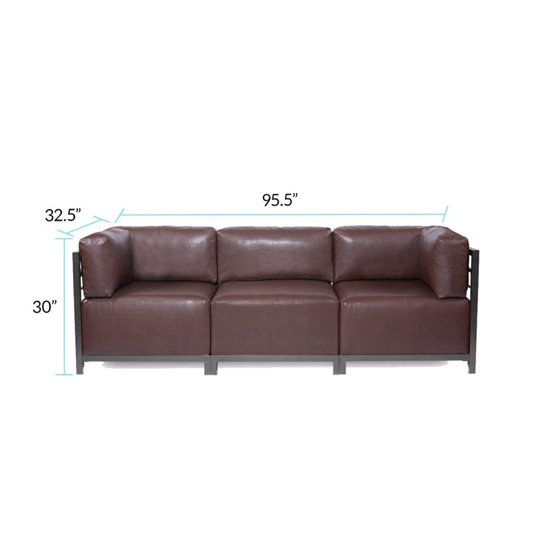 The Avanti Axis3-Piece Sectional Sofa With Cover