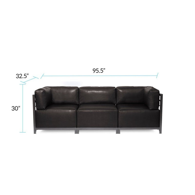 The Avanti Axis3-Piece Sectional Sofa With Cover
