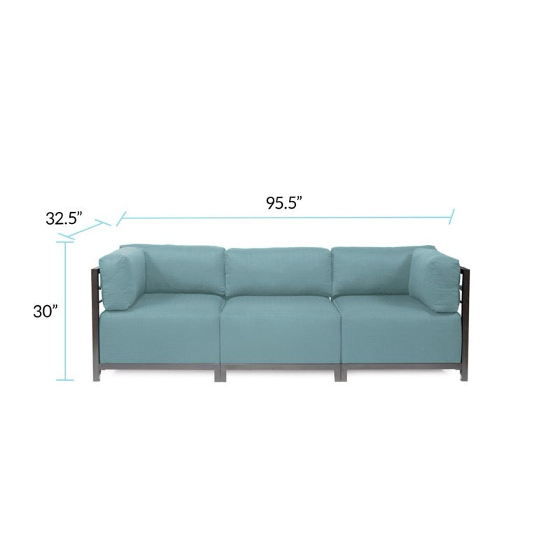 The Sterling Axis3-Piece Sectional Sofa With Cover