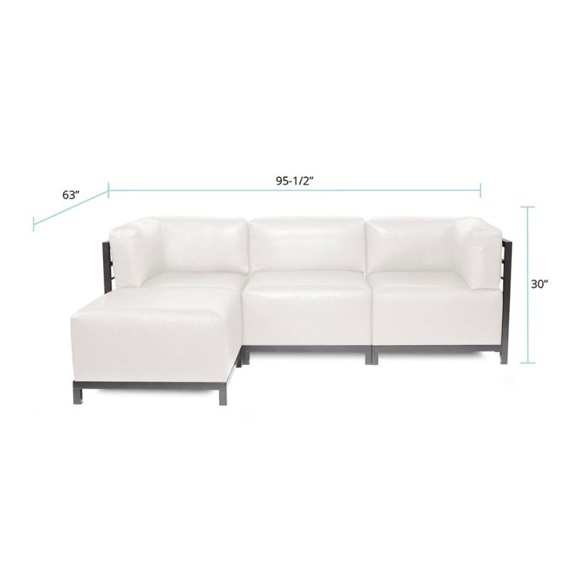 The Avanti Axis4-Piece Sectional Sofa With Cover