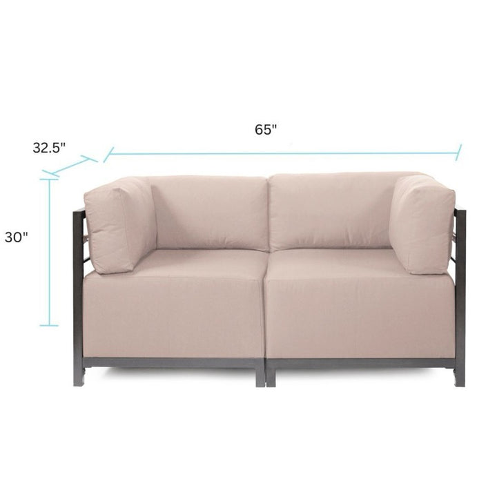 The Seascape Axis 2-Piece Sectional Sofa With Cover