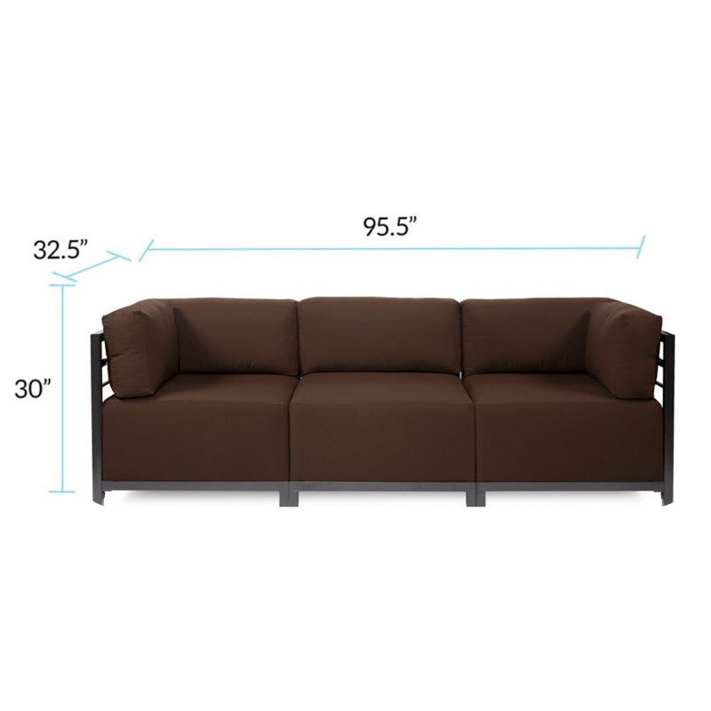 The Seascape Axis3-Piece Sectional Sofa With Cover
