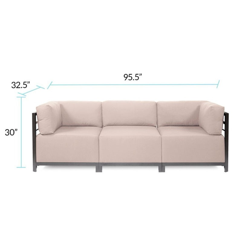 The Seascape Axis3-Piece Sectional Sofa With Cover