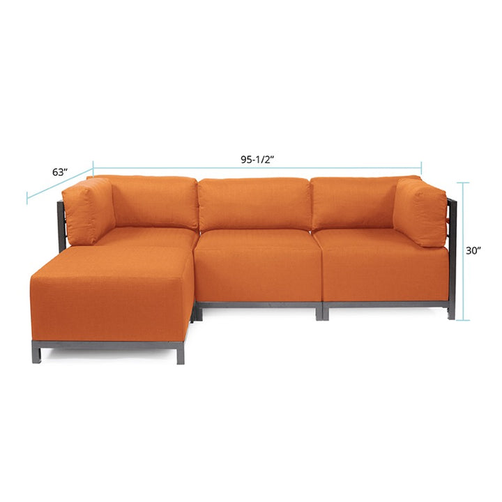 The Seascape Axis4-Piece Sectional Sofa With Cover