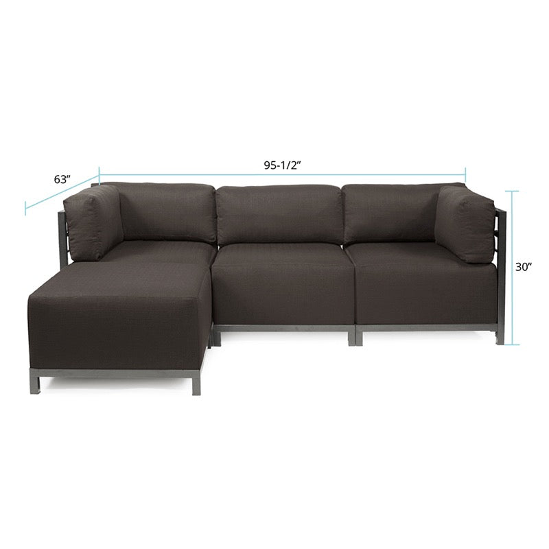 The Seascape Axis4-Piece Sectional Sofa With Cover