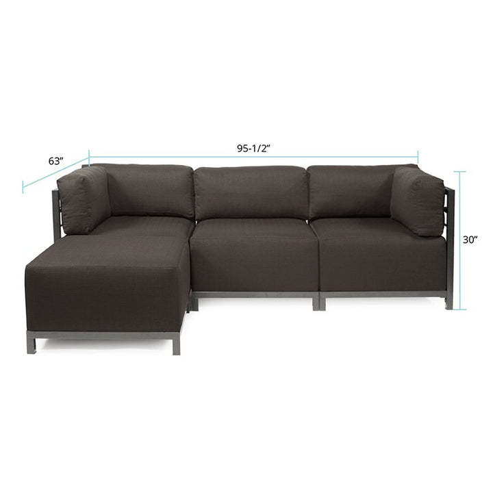 The Seascape Axis4-Piece Sectional Sofa With Cover