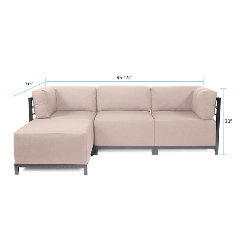 The Seascape Axis4-Piece Sectional Sofa With Cover