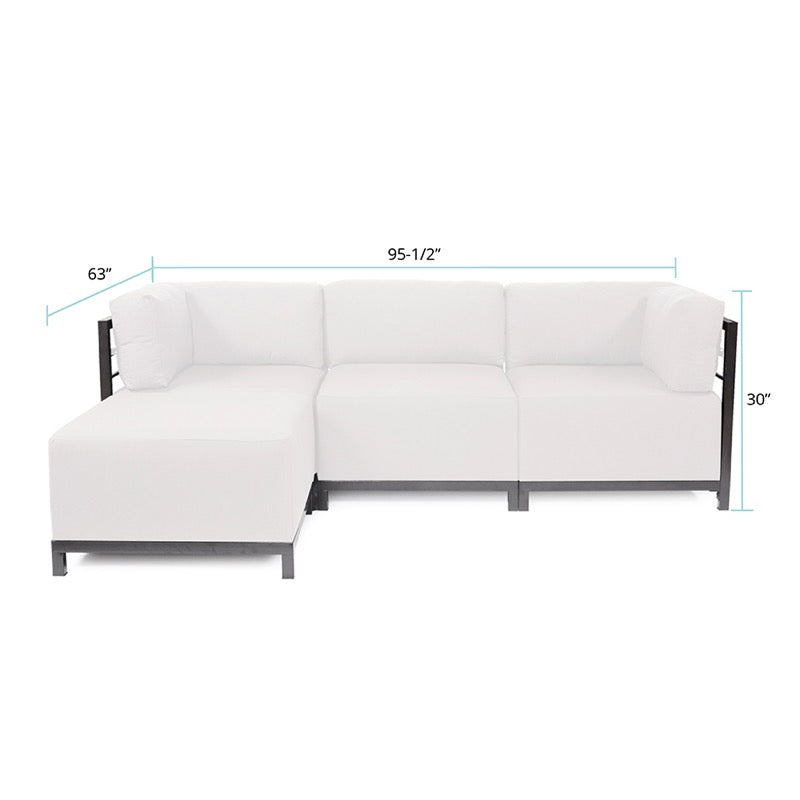 The Seascape Axis4-Piece Sectional Sofa With Cover