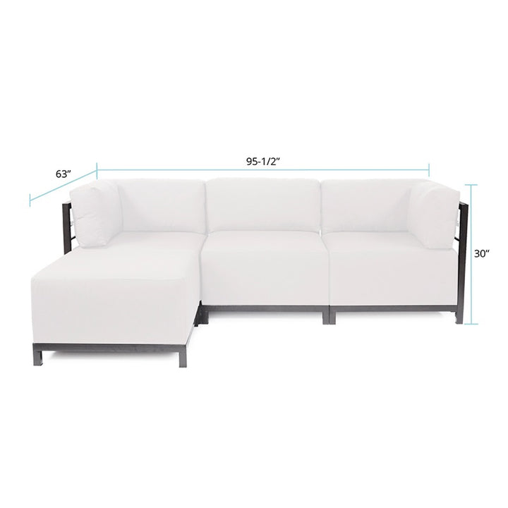 The Seascape Axis4-Piece Sectional Sofa With Cover