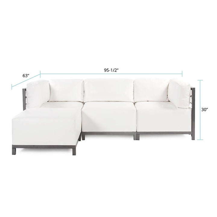 The Atlantis Axis4-Piece Sectional Sofa With Cover