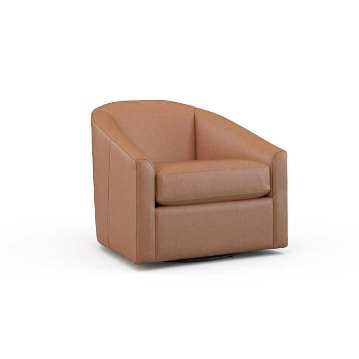 Tara Leather Swivel Chair