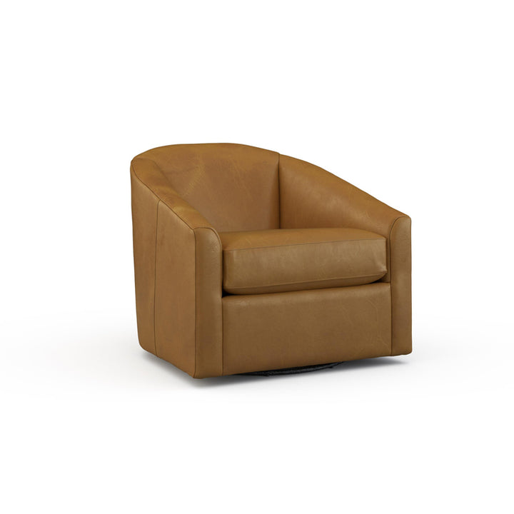 Tara Leather Swivel Chair