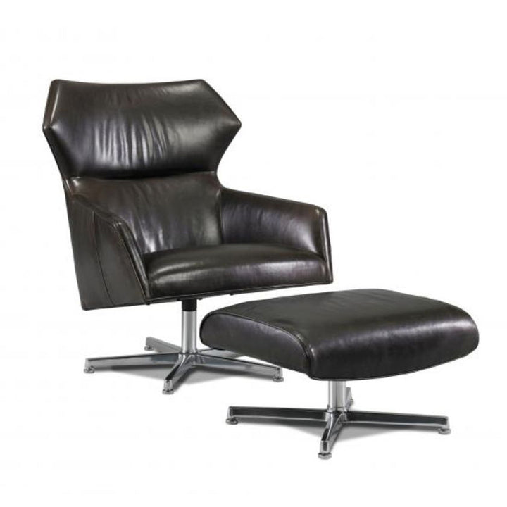 Sebastian Leather Swivel Chair