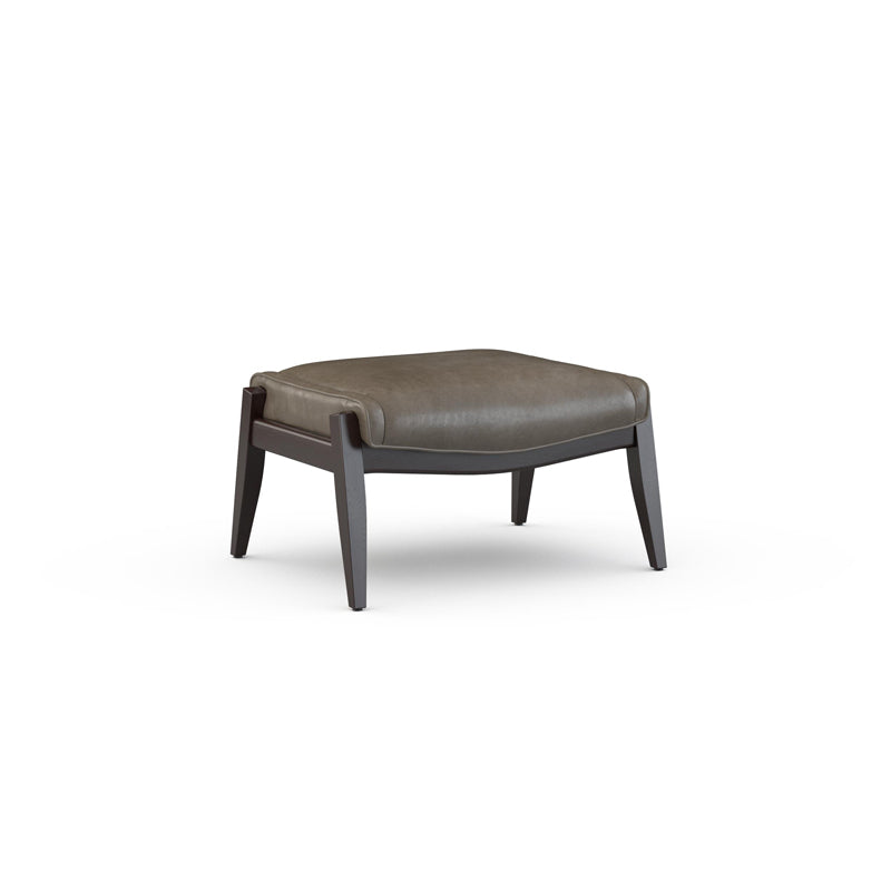 Kayla Leather Ottoman