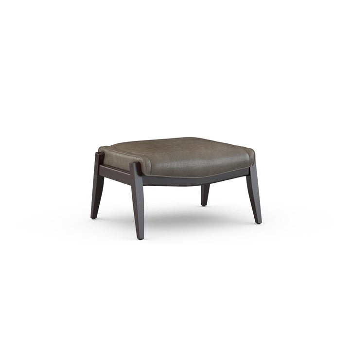 Kayla Leather Ottoman