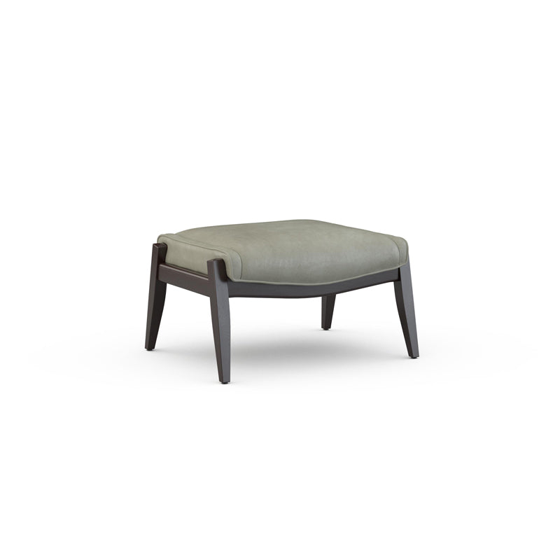 Kayla Leather Ottoman