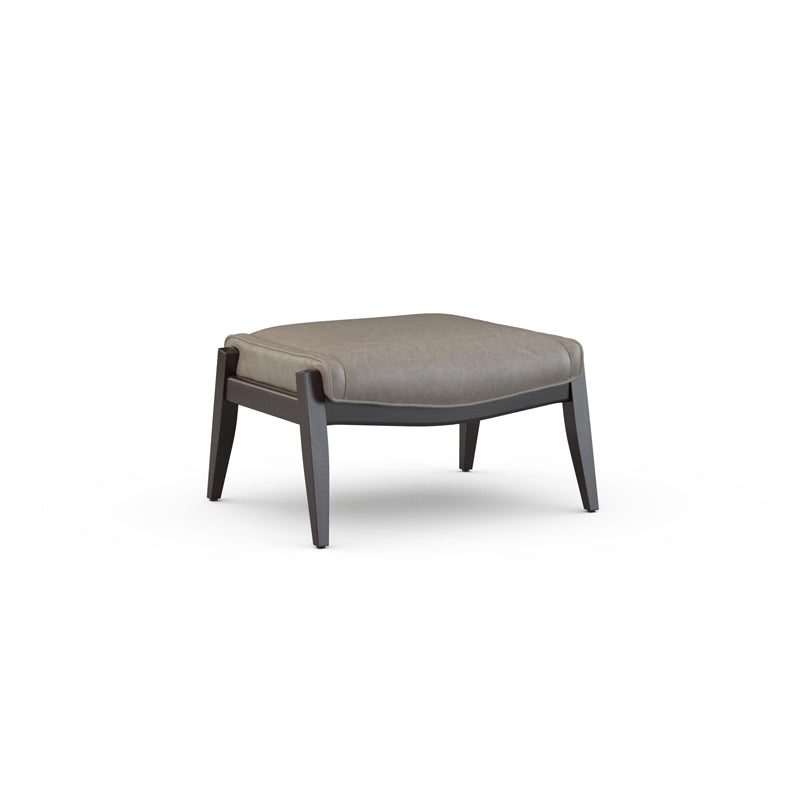 Kayla Leather Ottoman