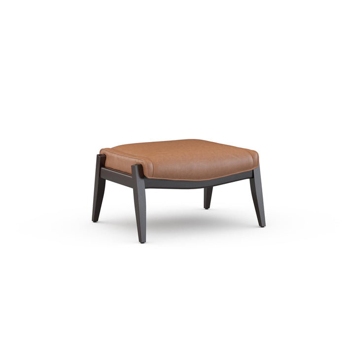 Kayla Leather Ottoman