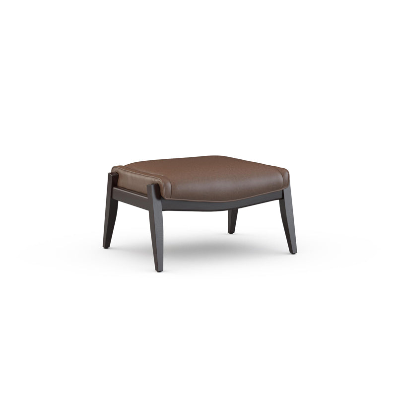 Kayla Leather Ottoman